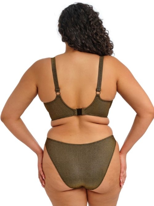 Elomi Swim Sunset Shimmer gold soft-cup bikini bra