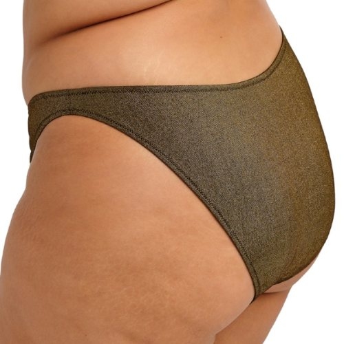 Elomi Swim Sunset Shimmer gold bikini brief
