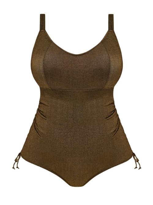 Elomi Swim Sunset Shimmer gold bathingsuit