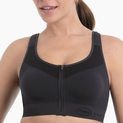 Anita Active Easy Move ZIP black sport bra