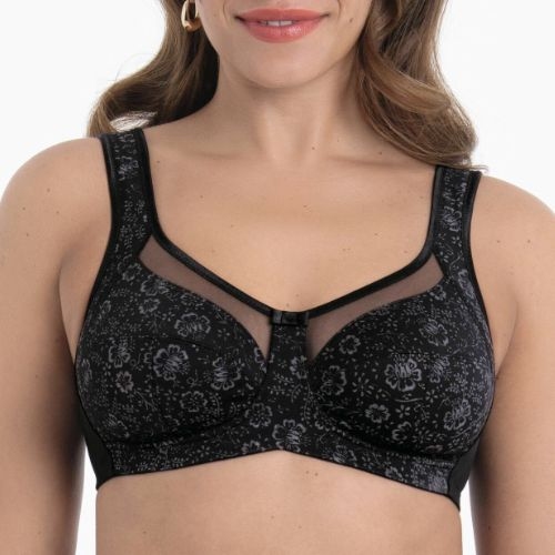 Anita Clara black/grey wireless bra