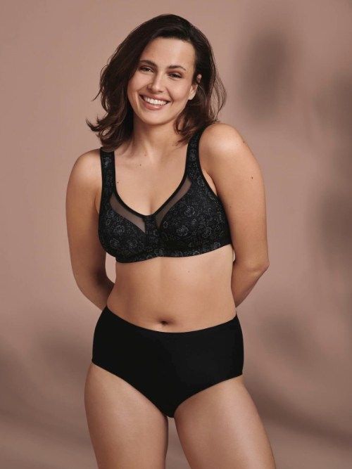 Anita Clara black/grey wireless bra