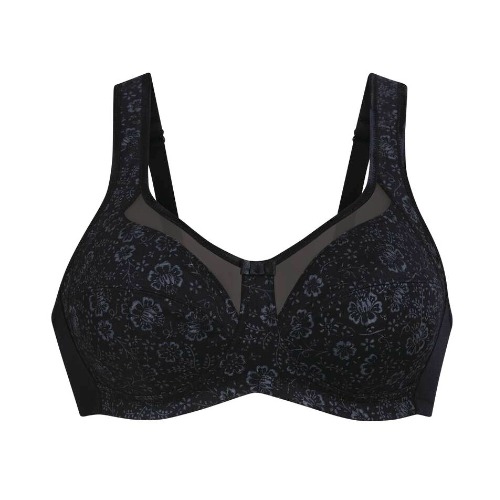 Anita Clara black/grey wireless bra