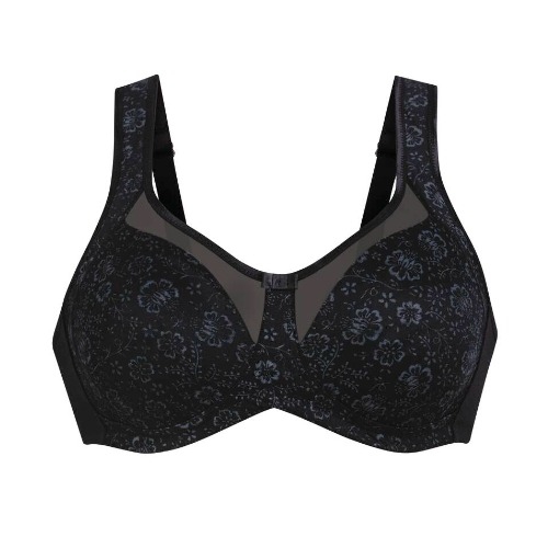 Anita Clara black/grey wireless bra