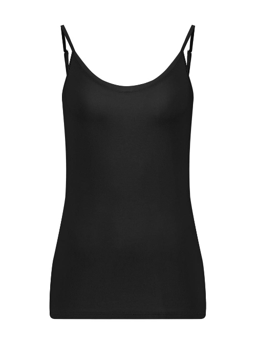 RJ Bodywear Allure black spaghetti top