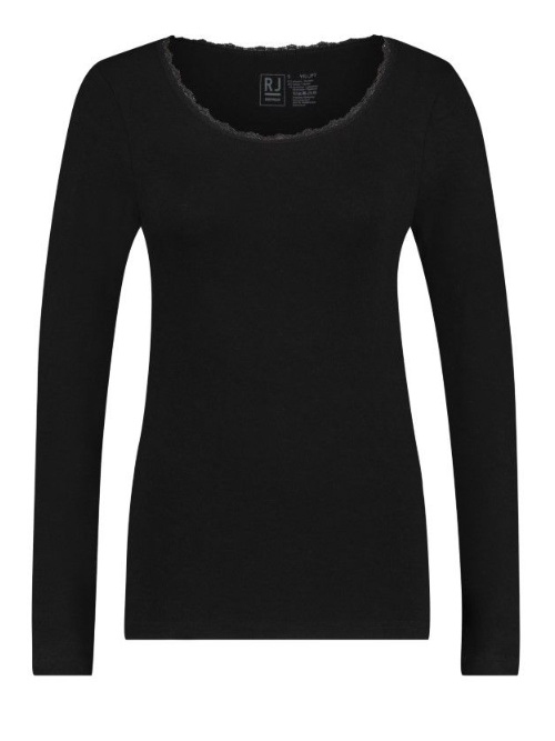RJ Bodywear Thermo Pro black ladies thermo t-shirt
