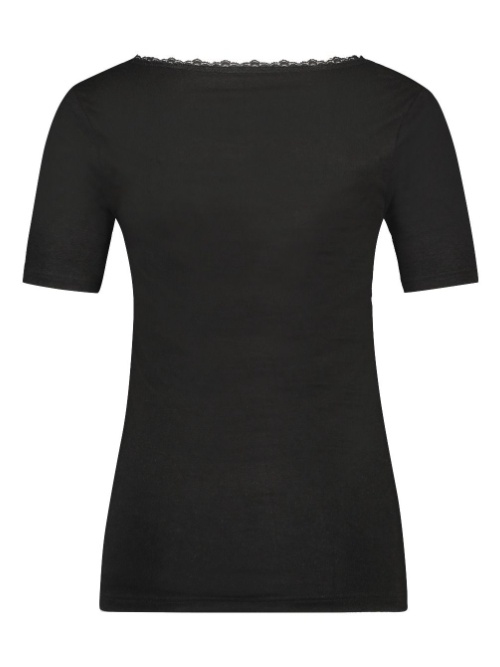 RJ Bodywear Thermo Pro black ladies thermo t-shirt