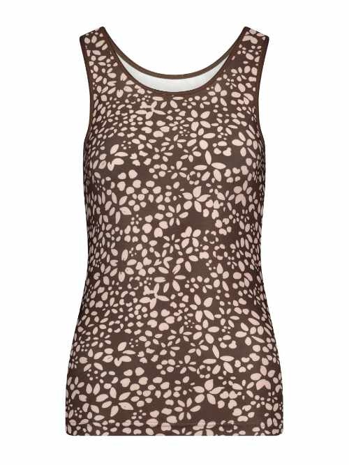 RJ Bodywear Fashion brown singlet