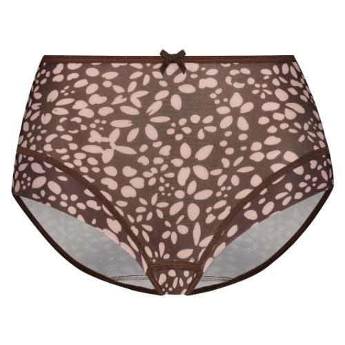RJ Bodywear Fashion brown high waist brief