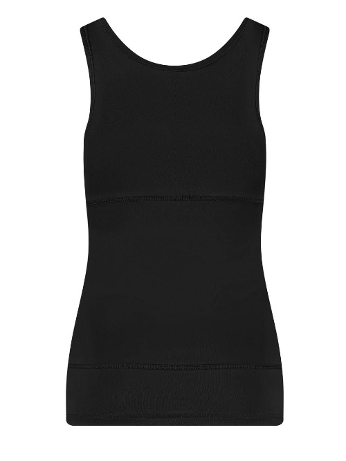 RJ Bodywear Pure Color Shape black singlet