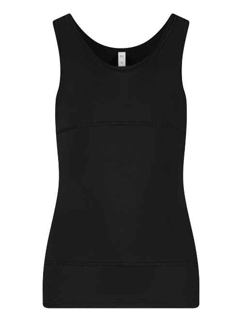 RJ Bodywear Pure Color Shape black singlet