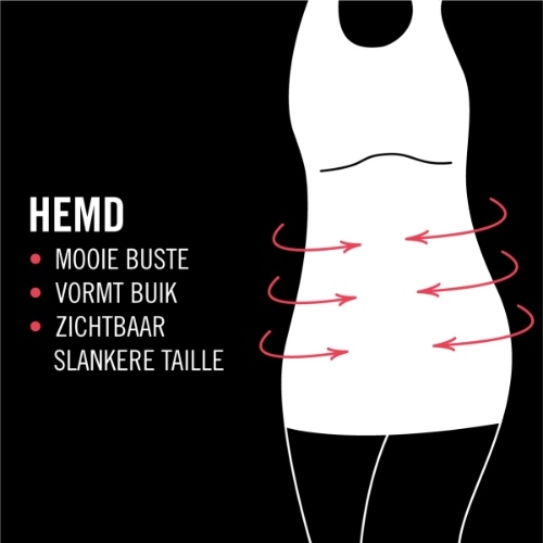 RJ Bodywear Pure Color Shape black singlet