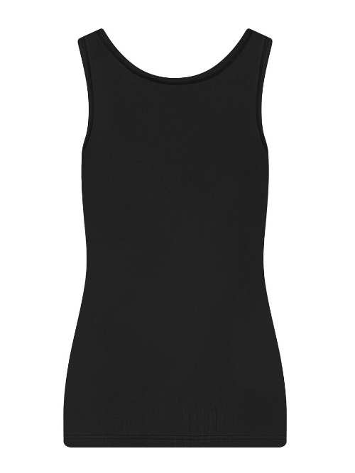 RJ Bodywear Pure Color Extra comfort black singlet