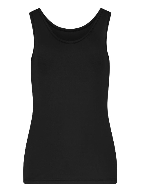 RJ Bodywear Pure Color Extra comfort black singlet