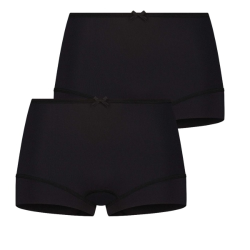 RJ Bodywear Pure Color Extra comfort black short