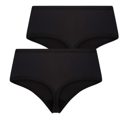 RJ Bodywear Pure Color Extra comfort black thong