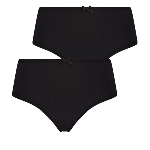 RJ Bodywear Pure Color Extra comfort black thong