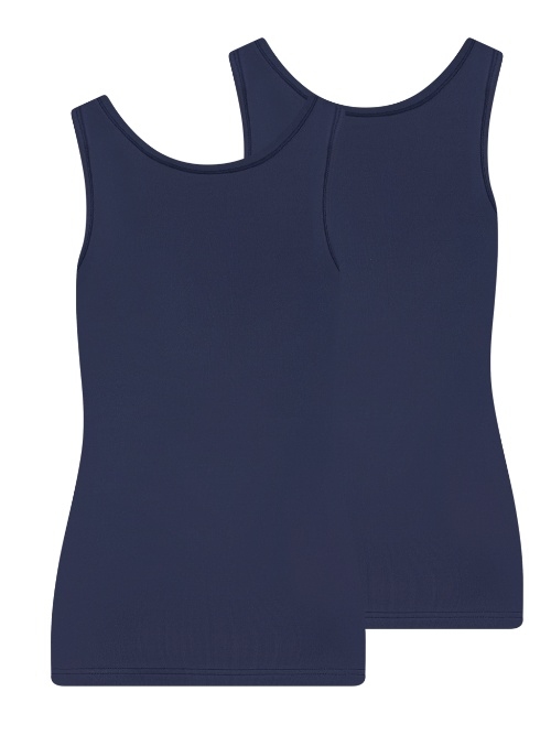 RJ Bodywear Pure Color Extra comfort navy blue singlet