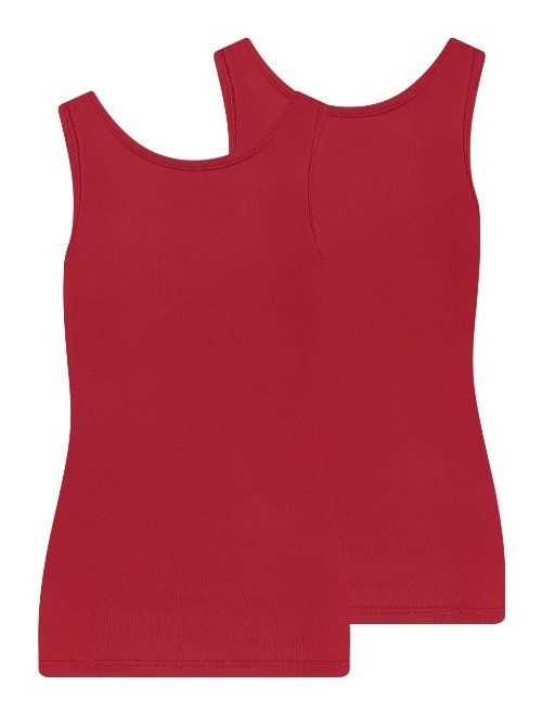 RJ Bodywear Pure Color Extra comfort red singlet
