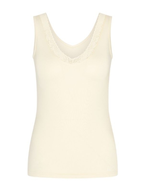 RJ Bodywear Pure Color ivory singlet