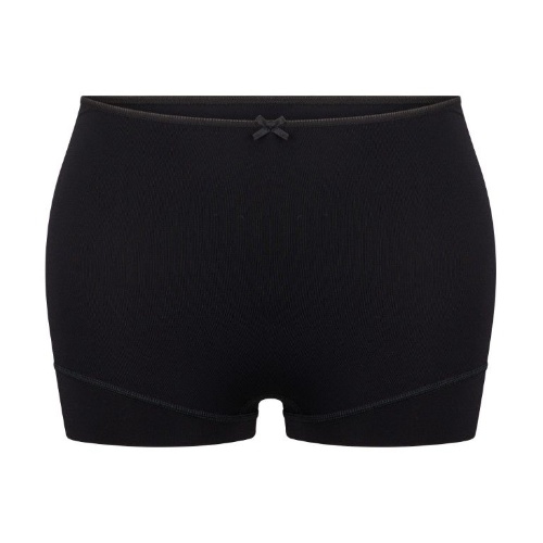 RJ Bodywear Pure Color black high waist brief