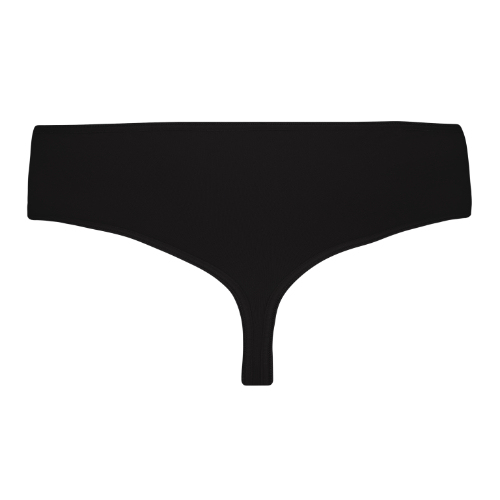 RJ Bodywear Pure Color black thong