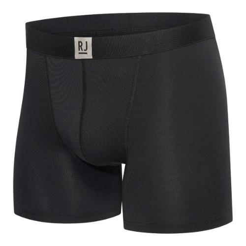RJ Bodywear Men Alca black cotton boxer short