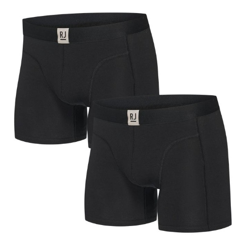 RJ Bodywear Men Everyday black cotton boxer short