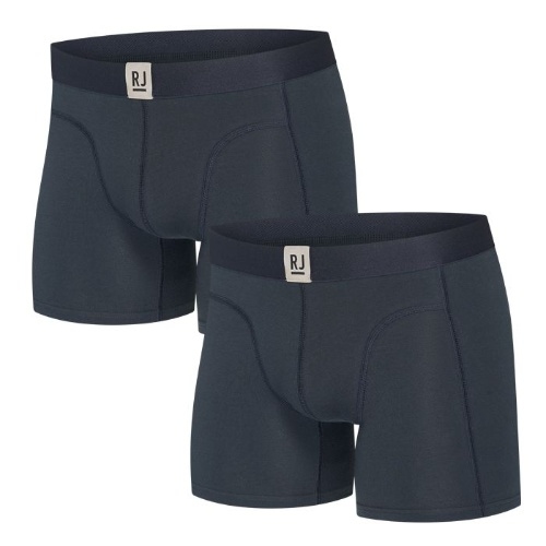 RJ Bodywear Men Everyday navy blue cotton boxer short