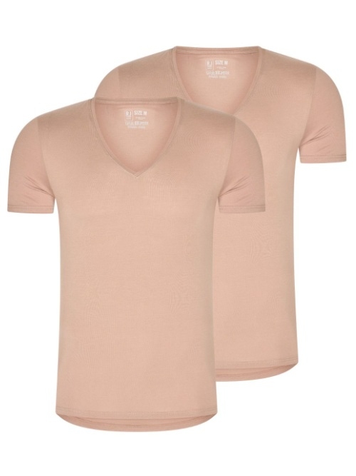 RJ Bodywear Men Good Life beige shirt