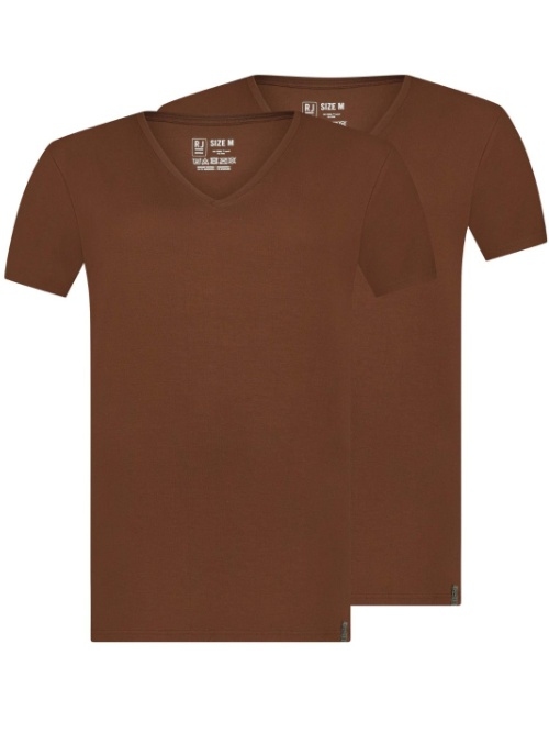 RJ Bodywear Men Good Life brown shirt