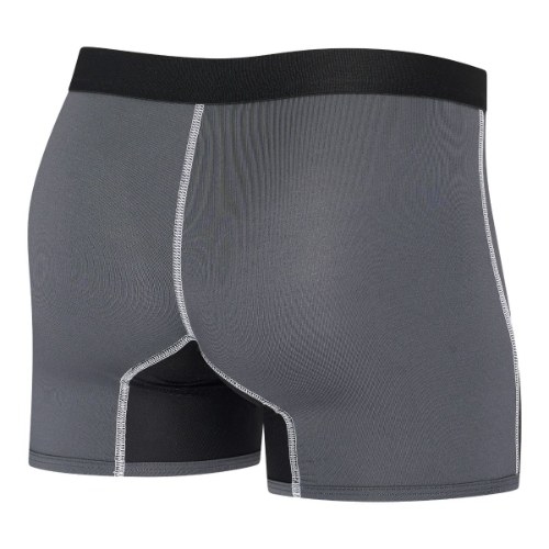 RJ Bodywear Pure Color black sport boxershort