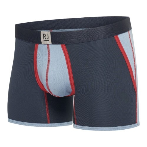 RJ Bodywear Men Pure Color  blue sport boxershort