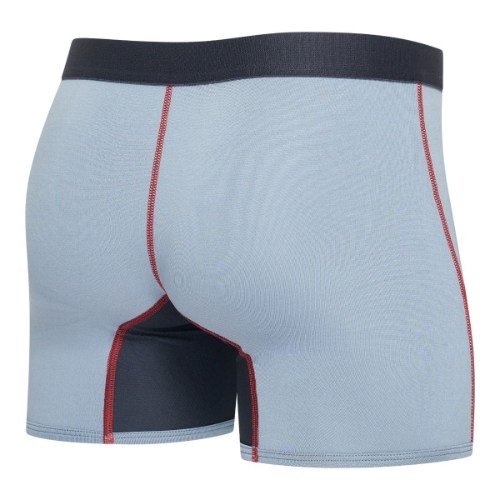 RJ Bodywear Men Pure Color  blue sport boxershort