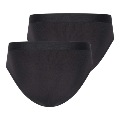 RJ Bodywear Men Pure Color  black sport brief