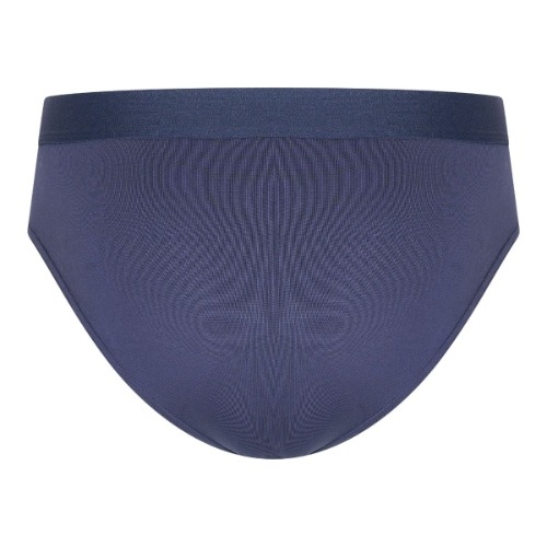 RJ Bodywear Men Pure Color  navy blue sport brief