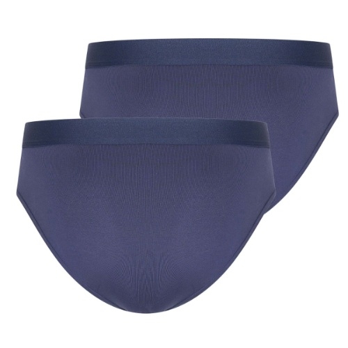 RJ Bodywear Men Pure Color  navy blue sport brief