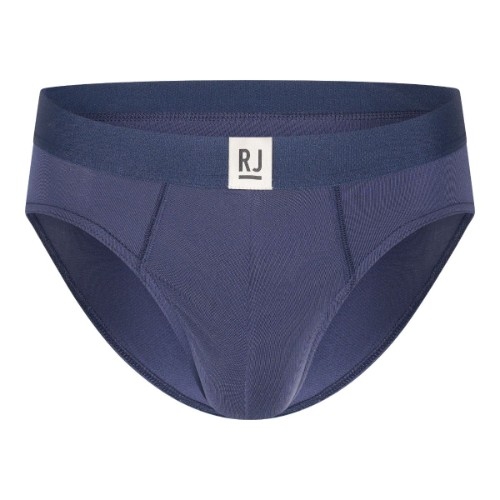RJ Bodywear Men Pure Color  navy blue sport brief