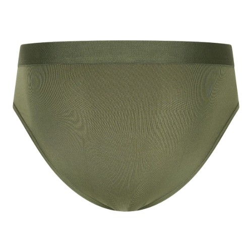 RJ Bodywear Men Pure Color  green sport brief