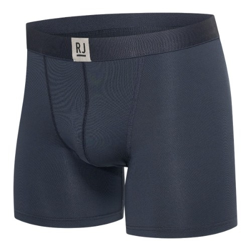 RJ Bodywear Men Pure Color  navy blue sport boxershort