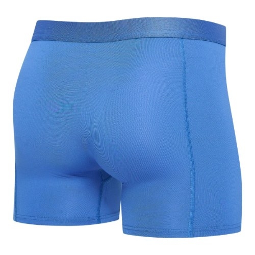RJ Bodywear Men Pure Color  blue sport boxershort