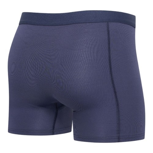 RJ Bodywear Men Pure Color  blue sport boxershort