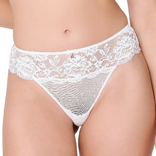 LingaDore Illusion ivory thong