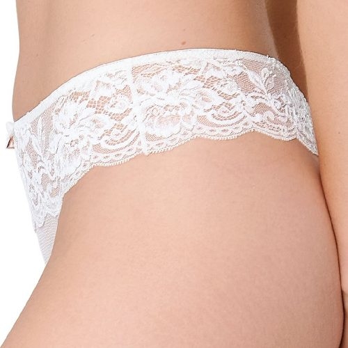 LingaDore Illusion ivory thong