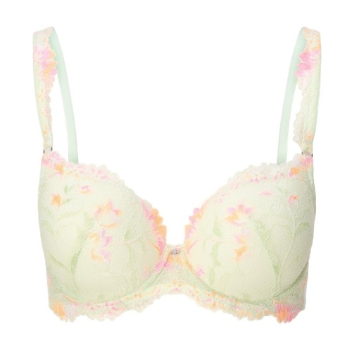 LingaDore Summer Flowers green padded bra