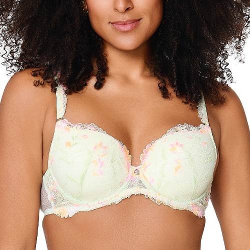 LingaDore Summer Flowers green padded bra
