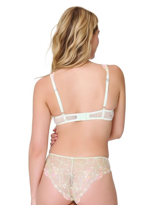 LingaDore Summer Flowers green padded bra