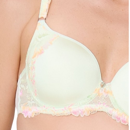 LingaDore Summer Flowers green padded bra