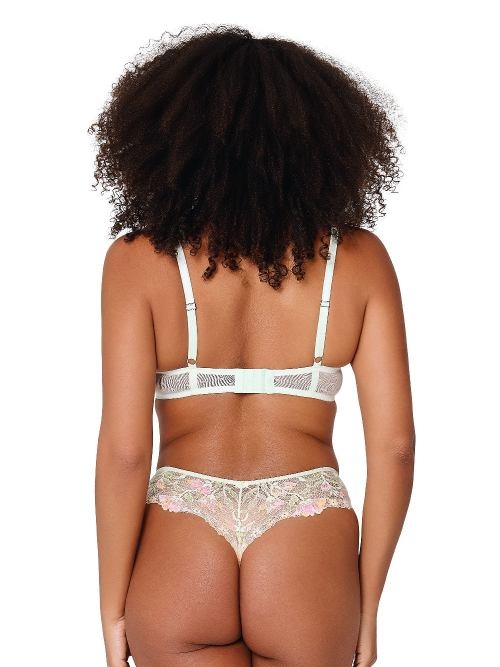 LingaDore Summer Flowers green thong