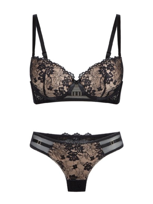 LingaDore Set Me Up black set